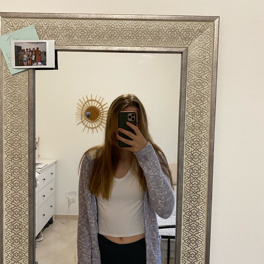 long sweater!